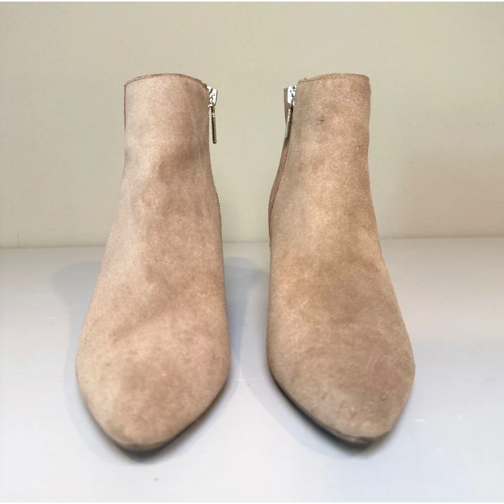 Blondo Women's Tasel Waterproof Ankle Bootie US 7.5 Tan Suede